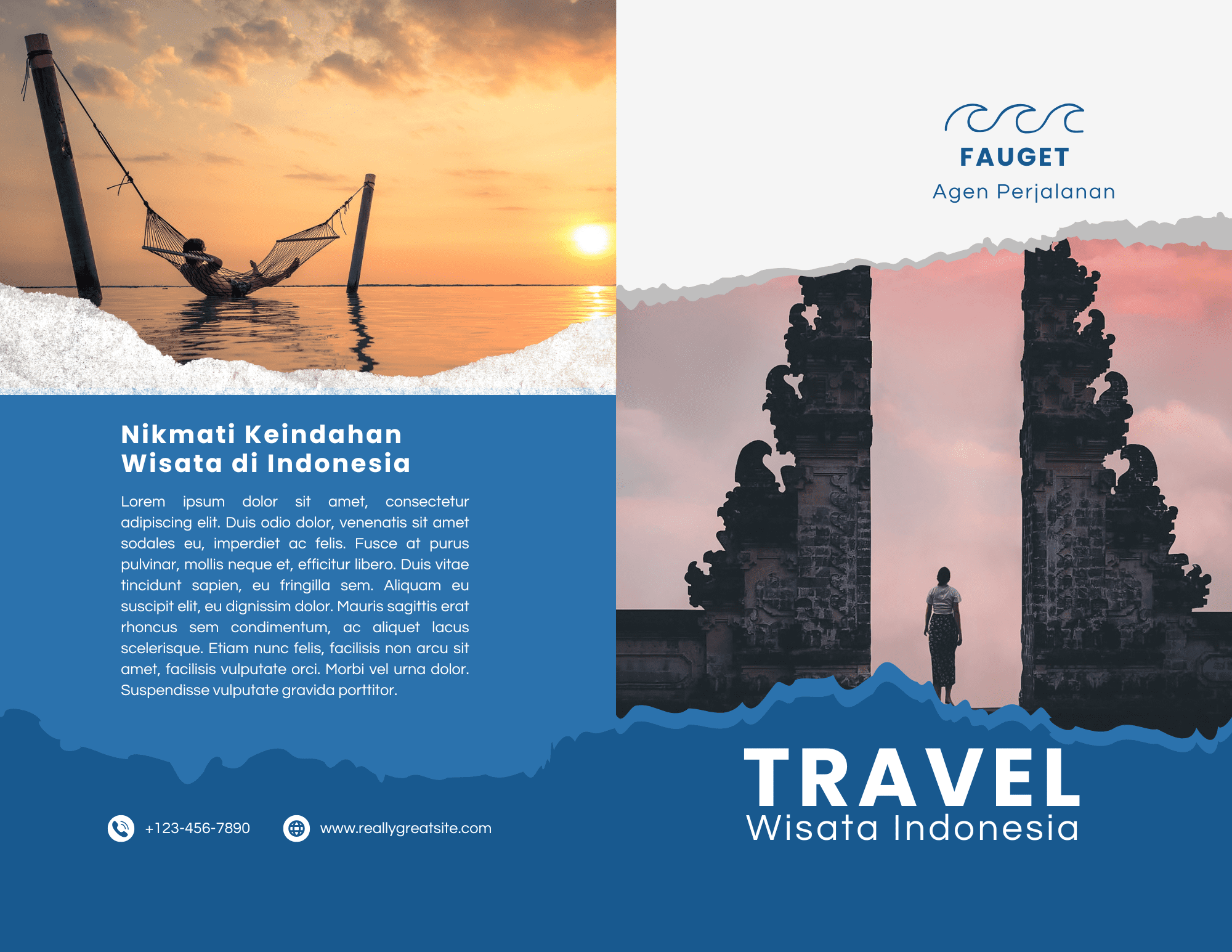 Jasa Desain Brosur 2 Lipat