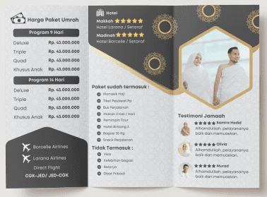 Jasa Desain Brosur 3 Lipat